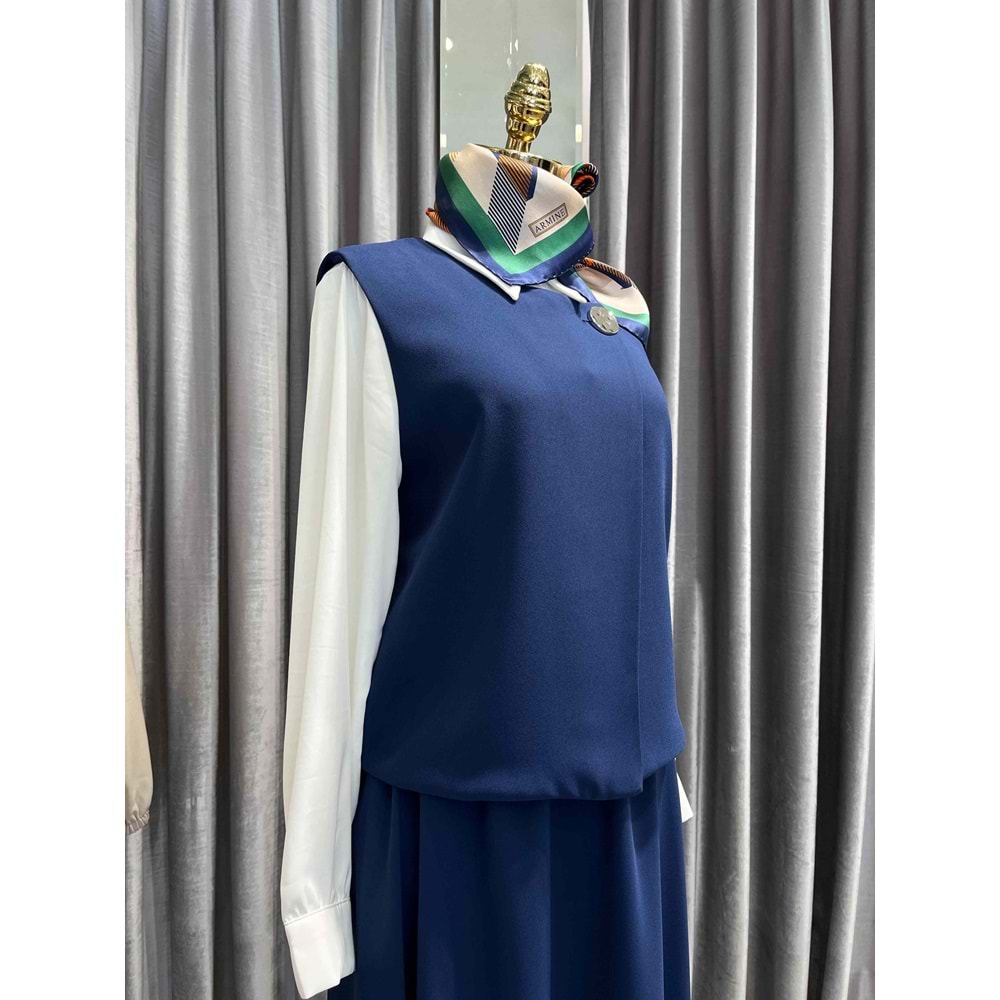 TRİPEN ETEKLİ TAKIM - LACİVERT - 2