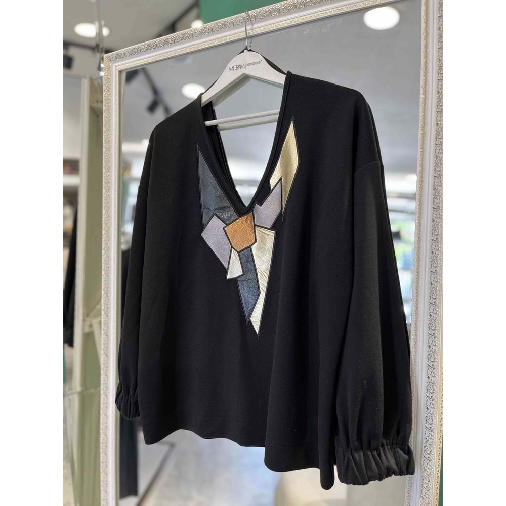 NARS BLUZ - SİYAH - 1