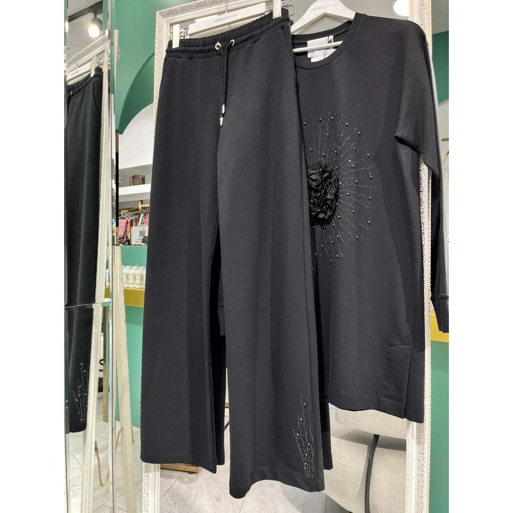 ZAFİRA ELLİE İKİLİ TAKIM - SİYAH - 2