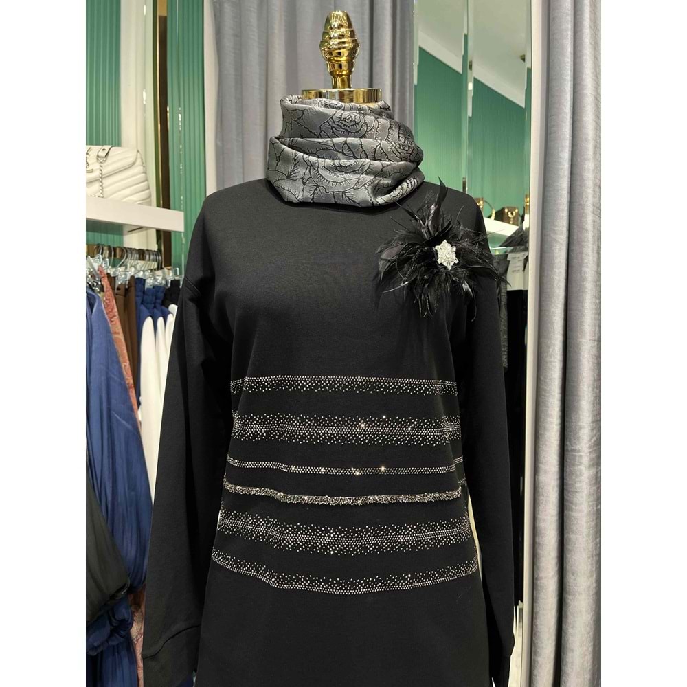 ZAFİRA CARLEEN İKİLİ TAKIM - SİYAH - 1