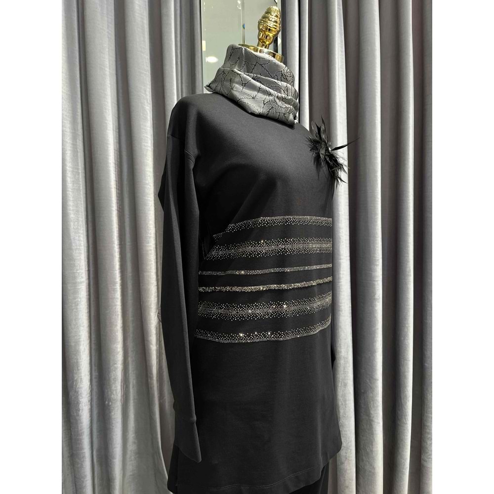 ZAFİRA CARLEEN İKİLİ TAKIM - SİYAH - 1