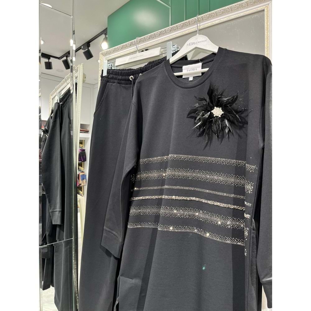 ZAFİRA CARLEEN İKİLİ TAKIM - SİYAH - 2