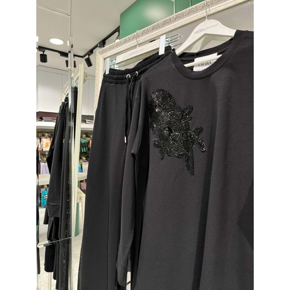 ZAFİRA KATHY İKİLİ TAKIM - SİYAH - 2