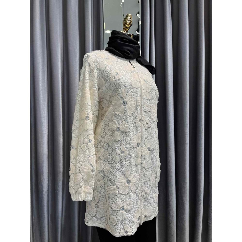 SELİNADA GÜPÜRLÜ GİYÇIK - EKRU - 38