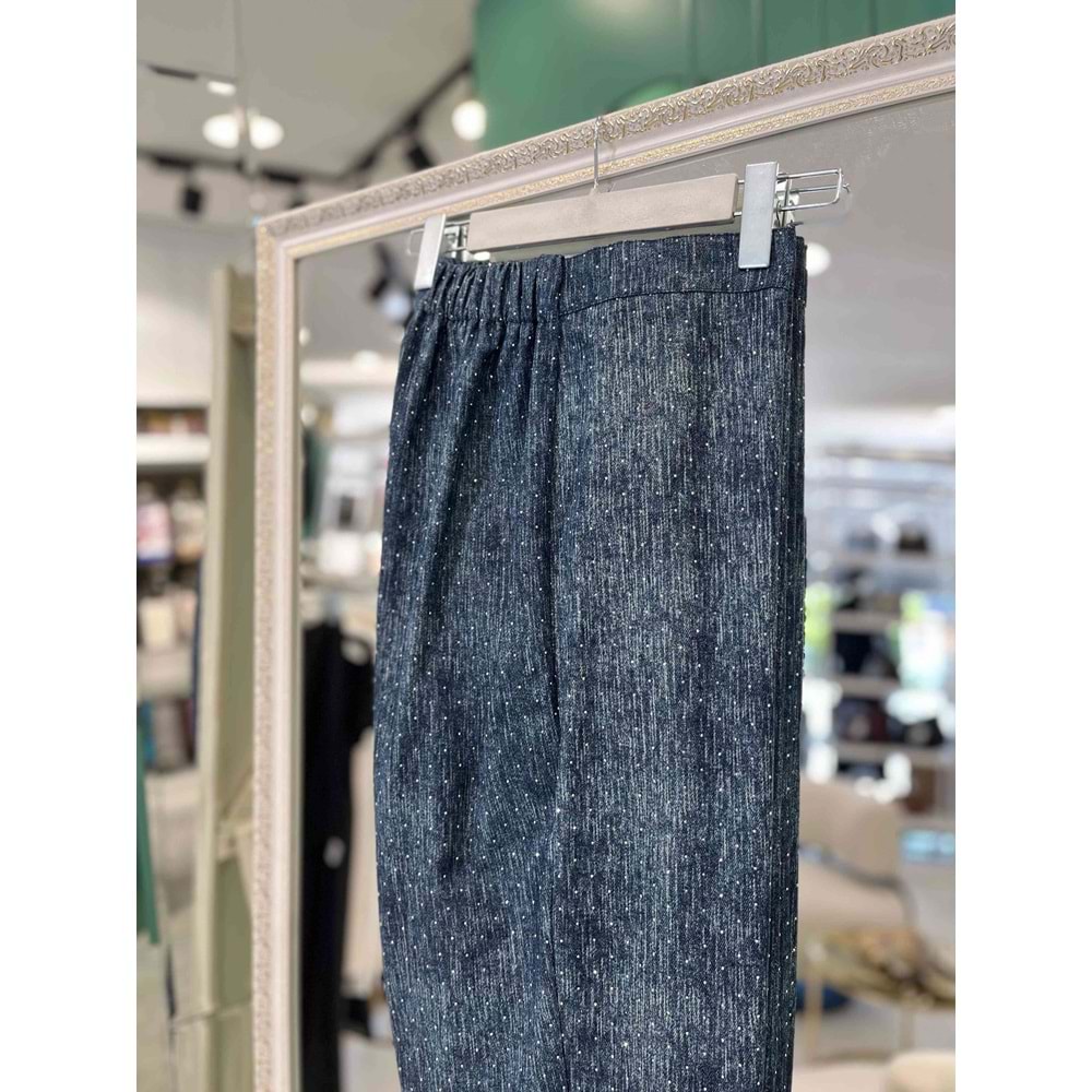 SELİNADA KOT PANTOLON - LACİVERT - 42