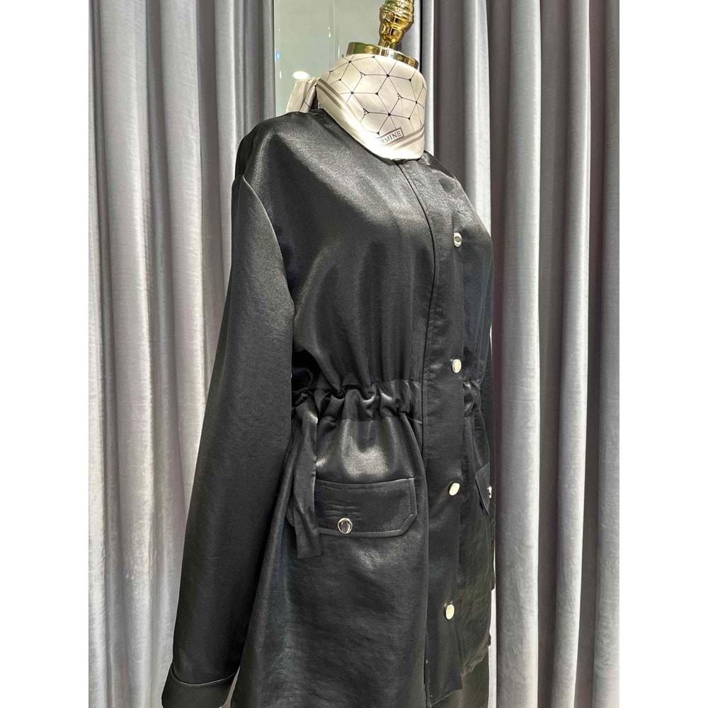 LİSA SATEN İKİLİ TAKIM 3055 - SİYAH - 3