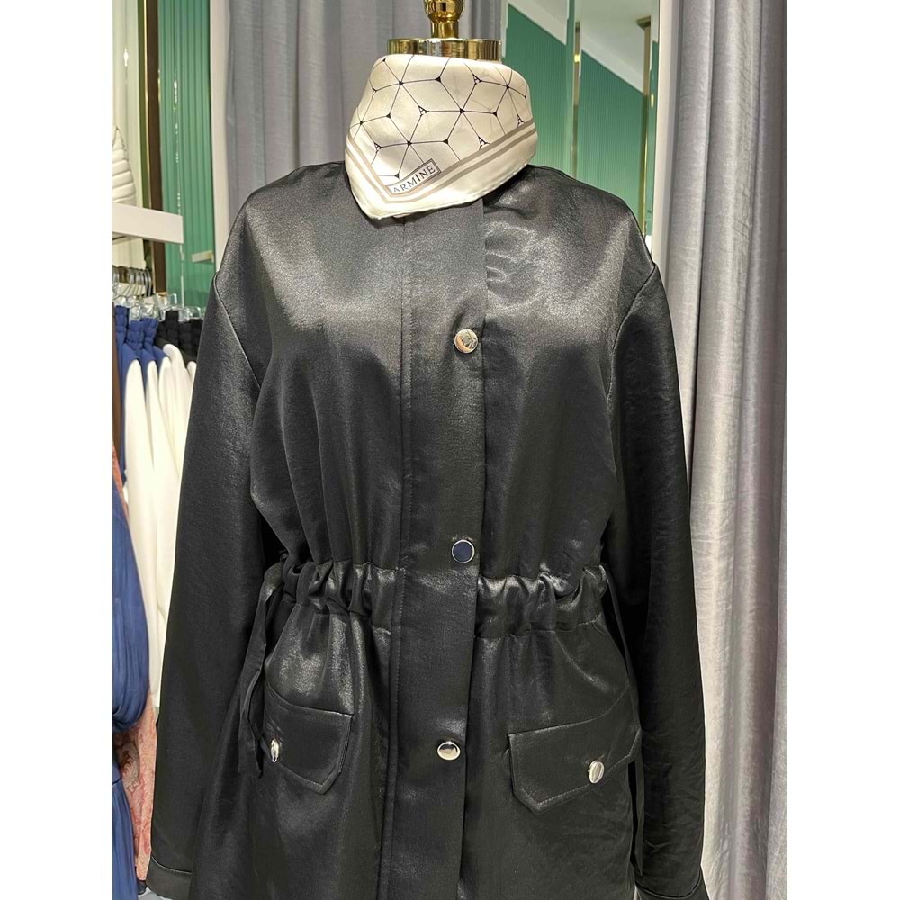 LİSA SATEN İKİLİ TAKIM 3055 - SİYAH - 3