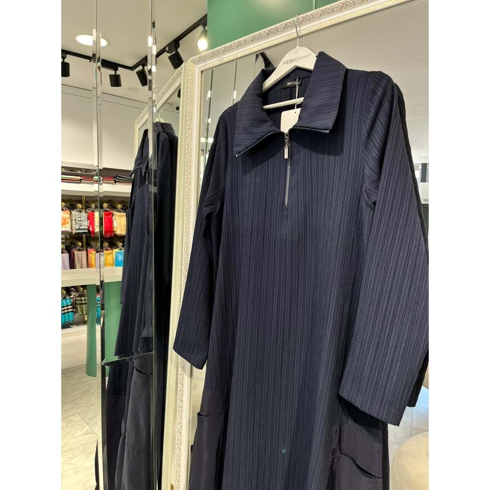 MICCA ELBİSE 251311M - LACİVERT - 44