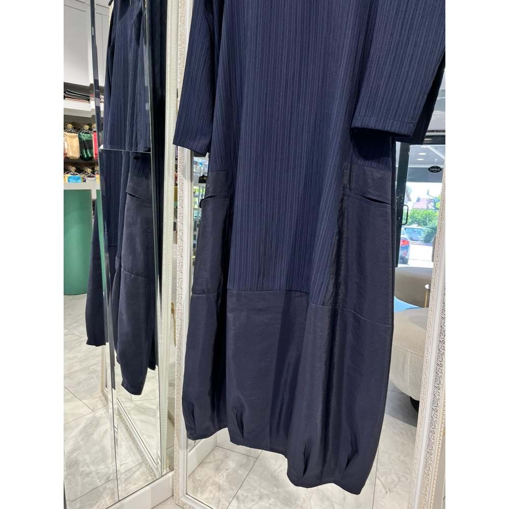 MICCA ELBİSE 251311M - LACİVERT - 44