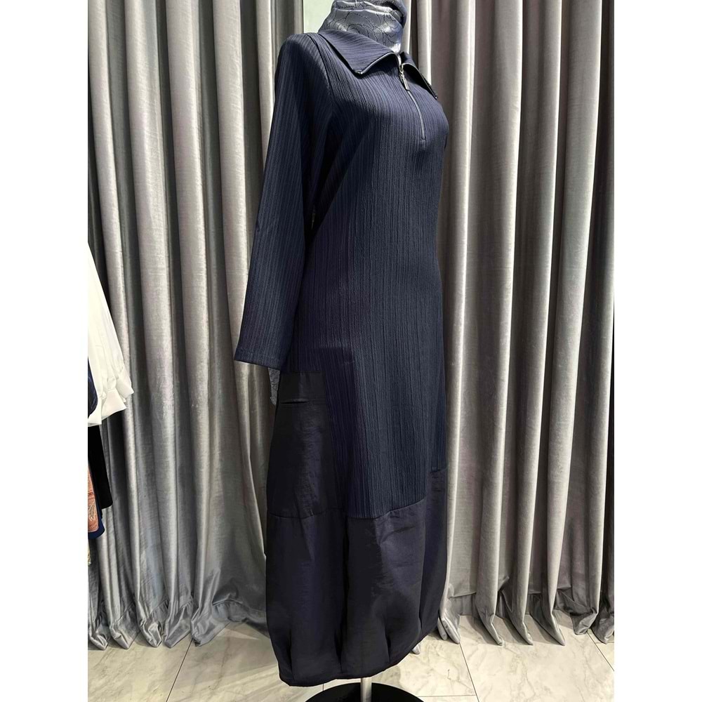 MICCA ELBİSE 251311M - LACİVERT - 44