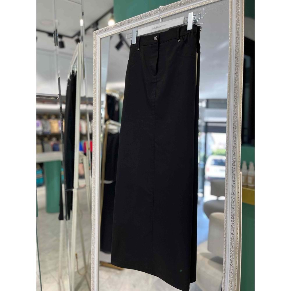 NURGÜN KALEM ETEK - SİYAH - 44