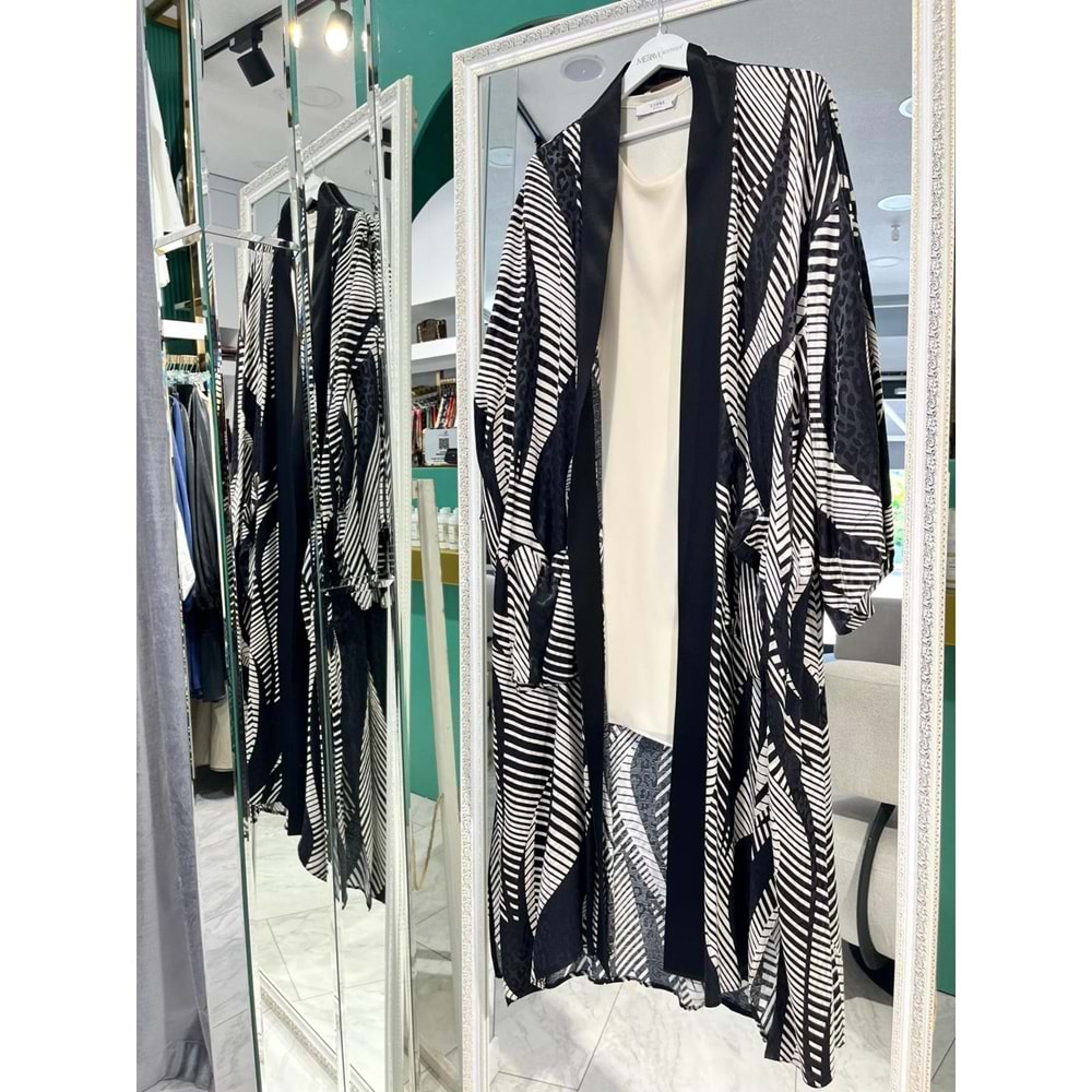 ZÜHRE CRİSP TAKIM - SİYAH-BEYAZ - 3