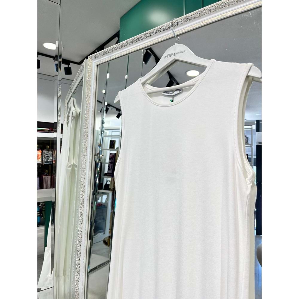 MISSEMRAMISS İÇLİK TUNİK - BEYAZ - 42