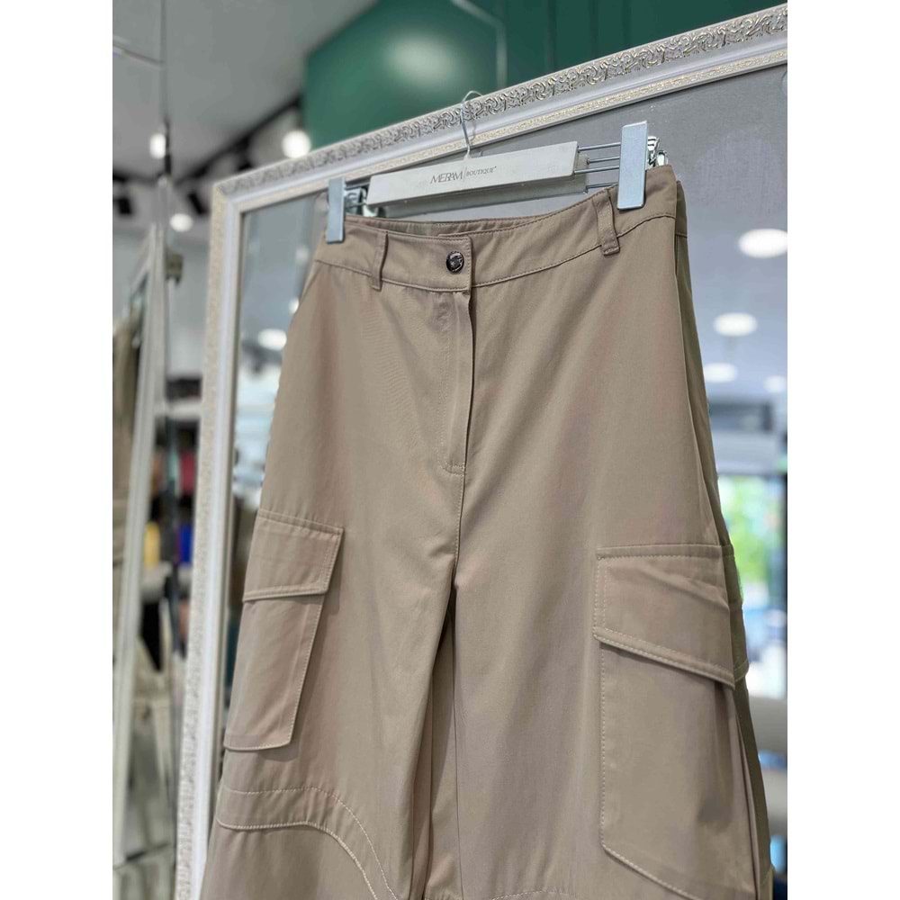 VUU KARGO PANTOLON - BEJ - 40