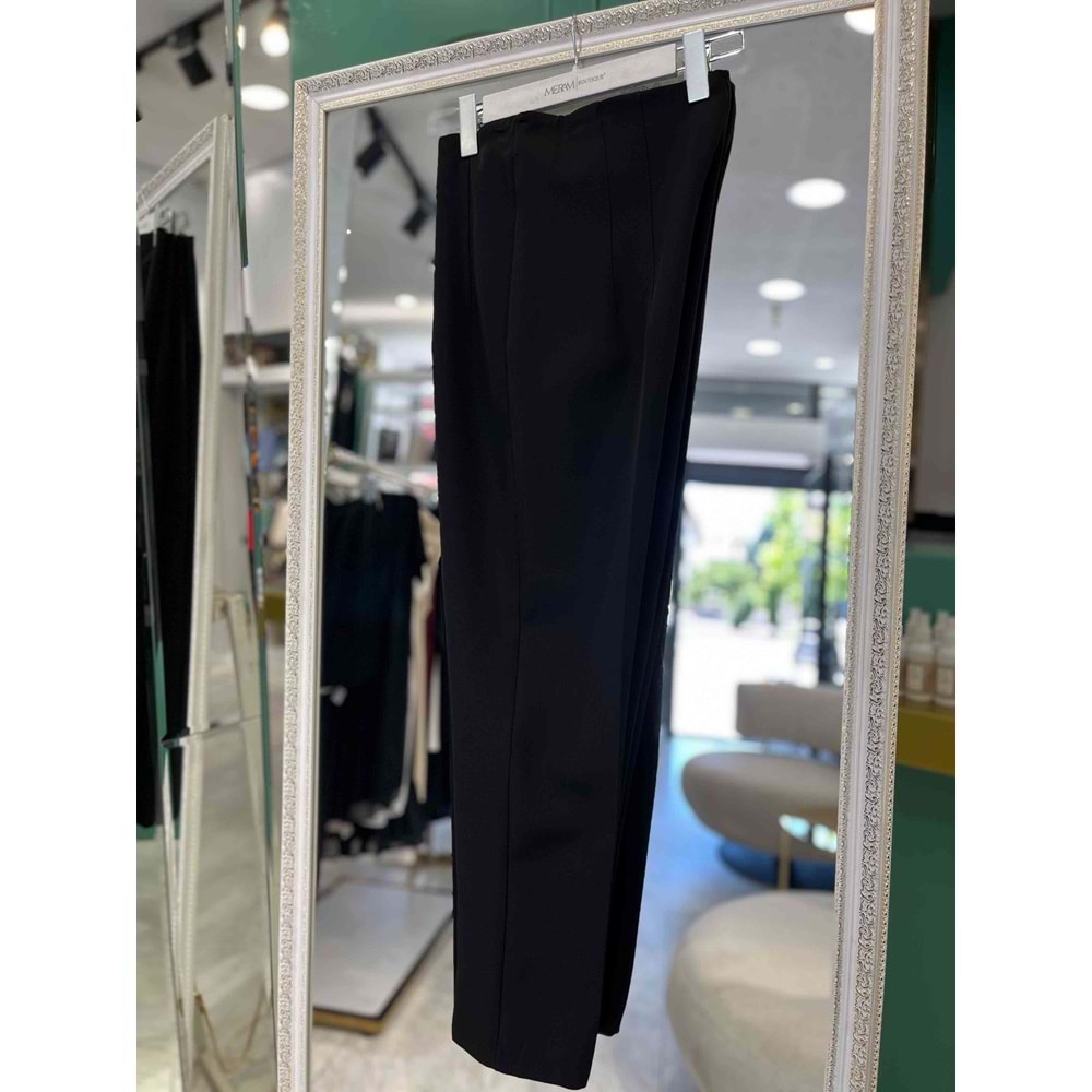 DUHAS YÜKSEK BEL PANTOLON - SİYAH - 40