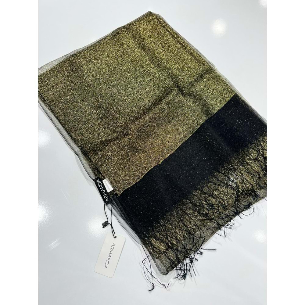 ARMANDA SİMLİ TÜL ŞAL %30 İPEK - 2