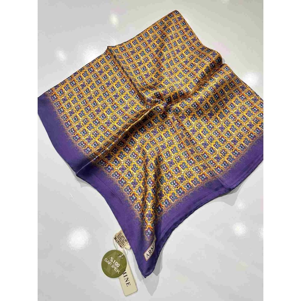 ARMİNE SAF İPEK EŞARP - 13