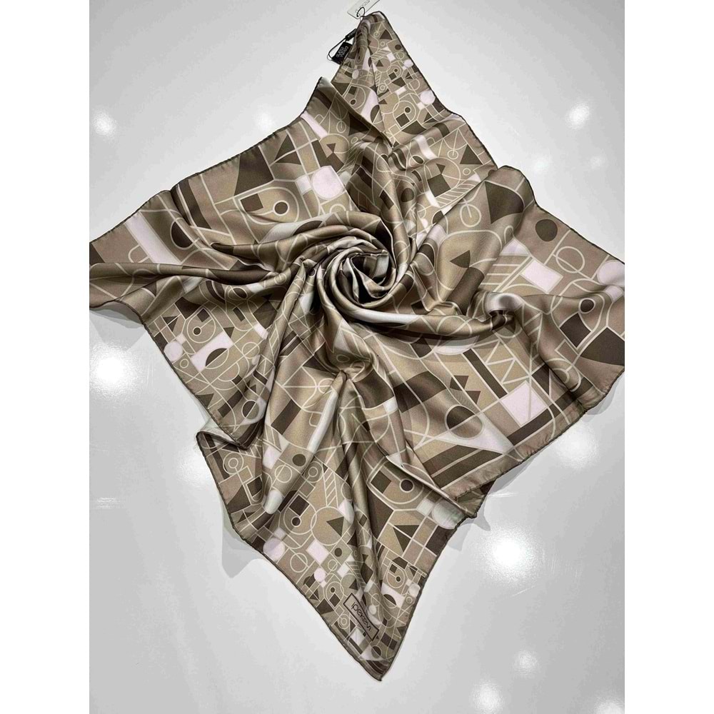 İPEKEVİ DESENLİ EŞARP - 13