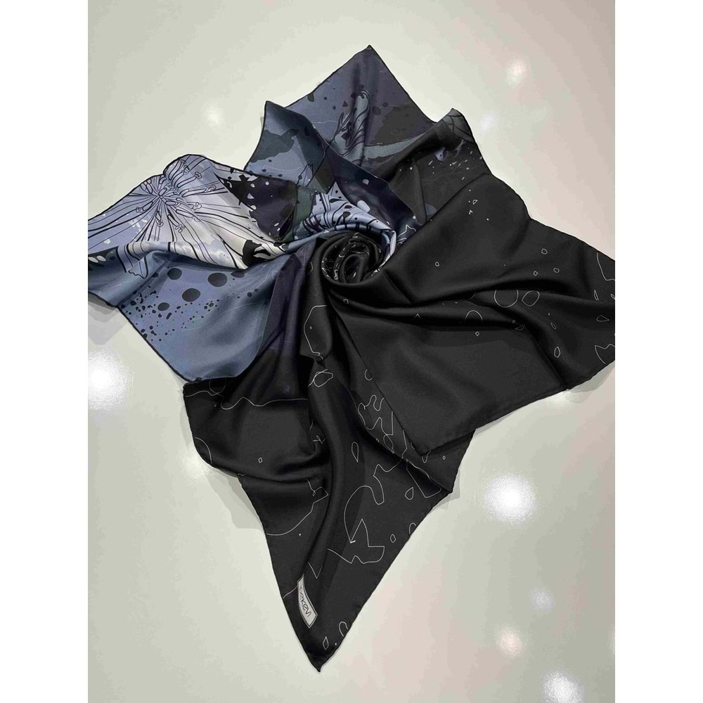 İPEKEVİ DESENLİ EŞARP - 14