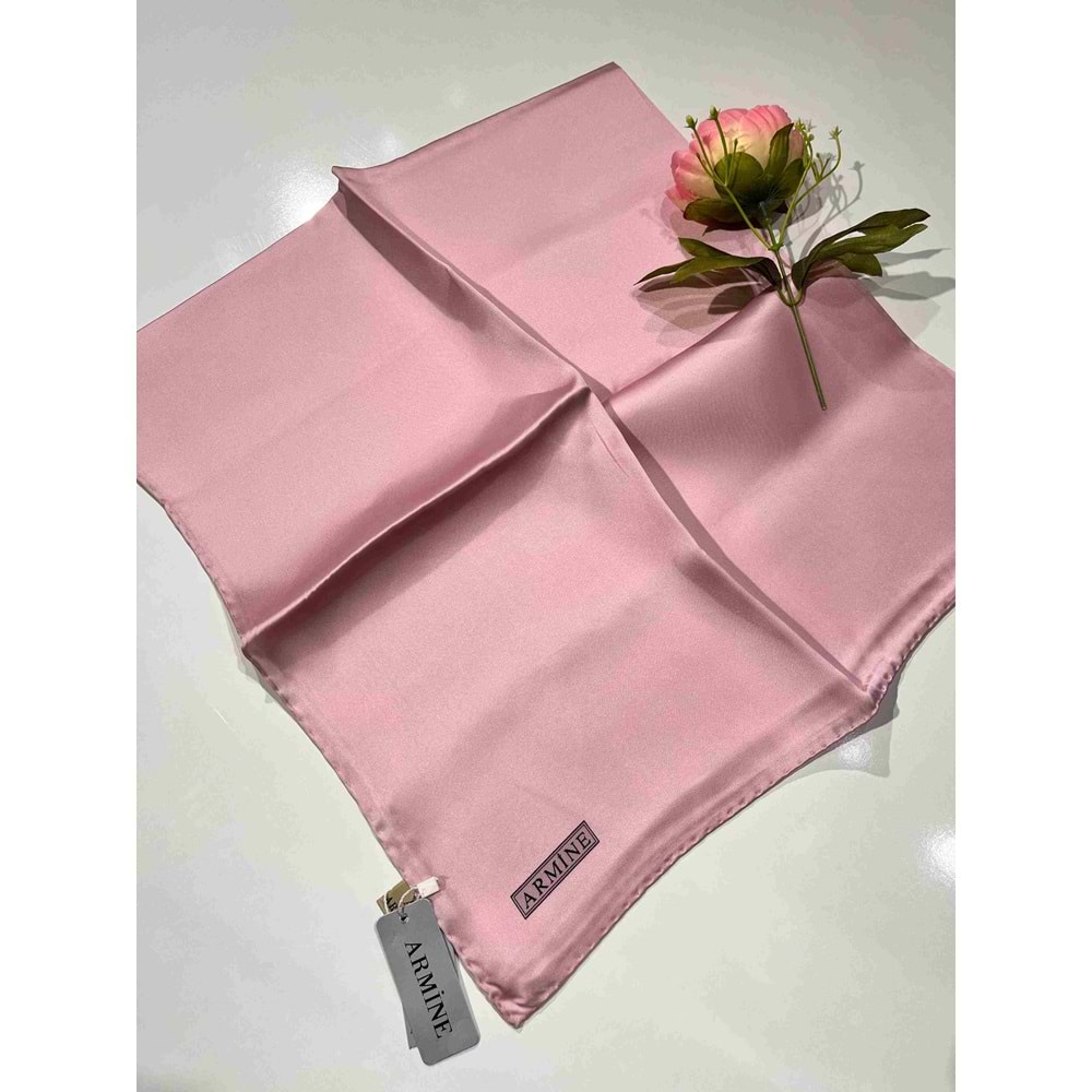 ARMİNE DÜZ RENK İPEK EŞARP - 22