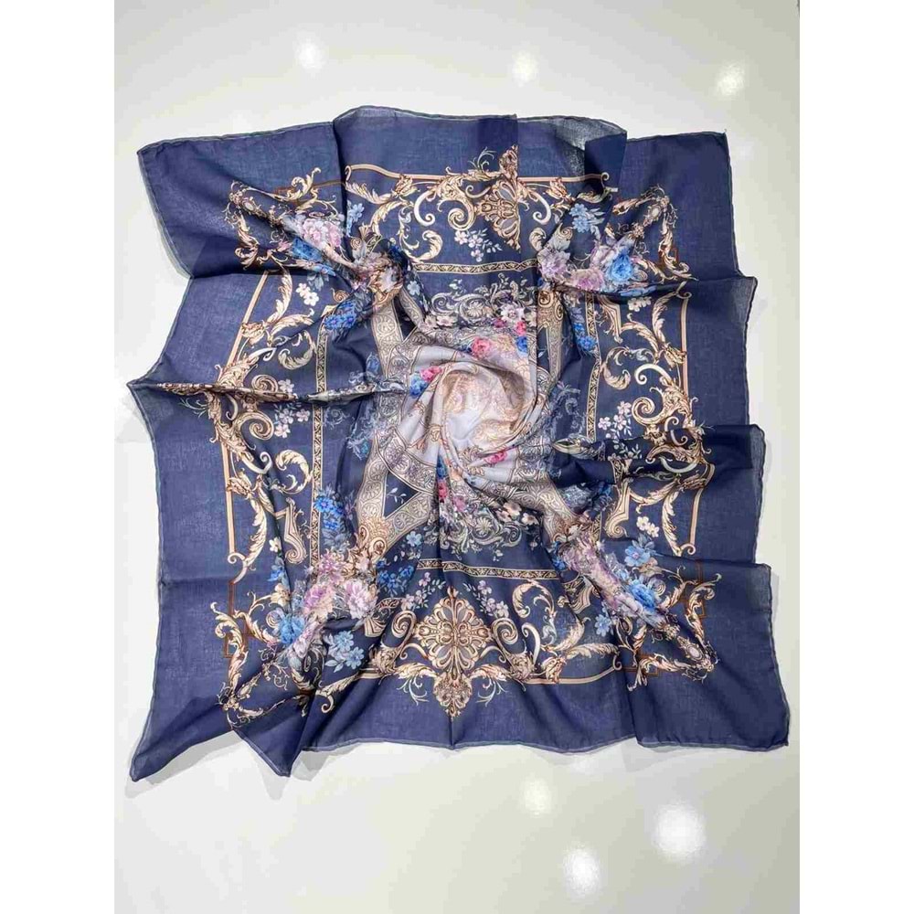 SİYANE NATUREL DESENLİ EŞARP - 15