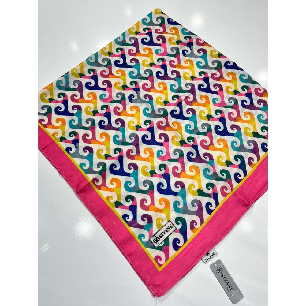 SİYANE PAMUKLU EŞARP DESEN 8 - 2