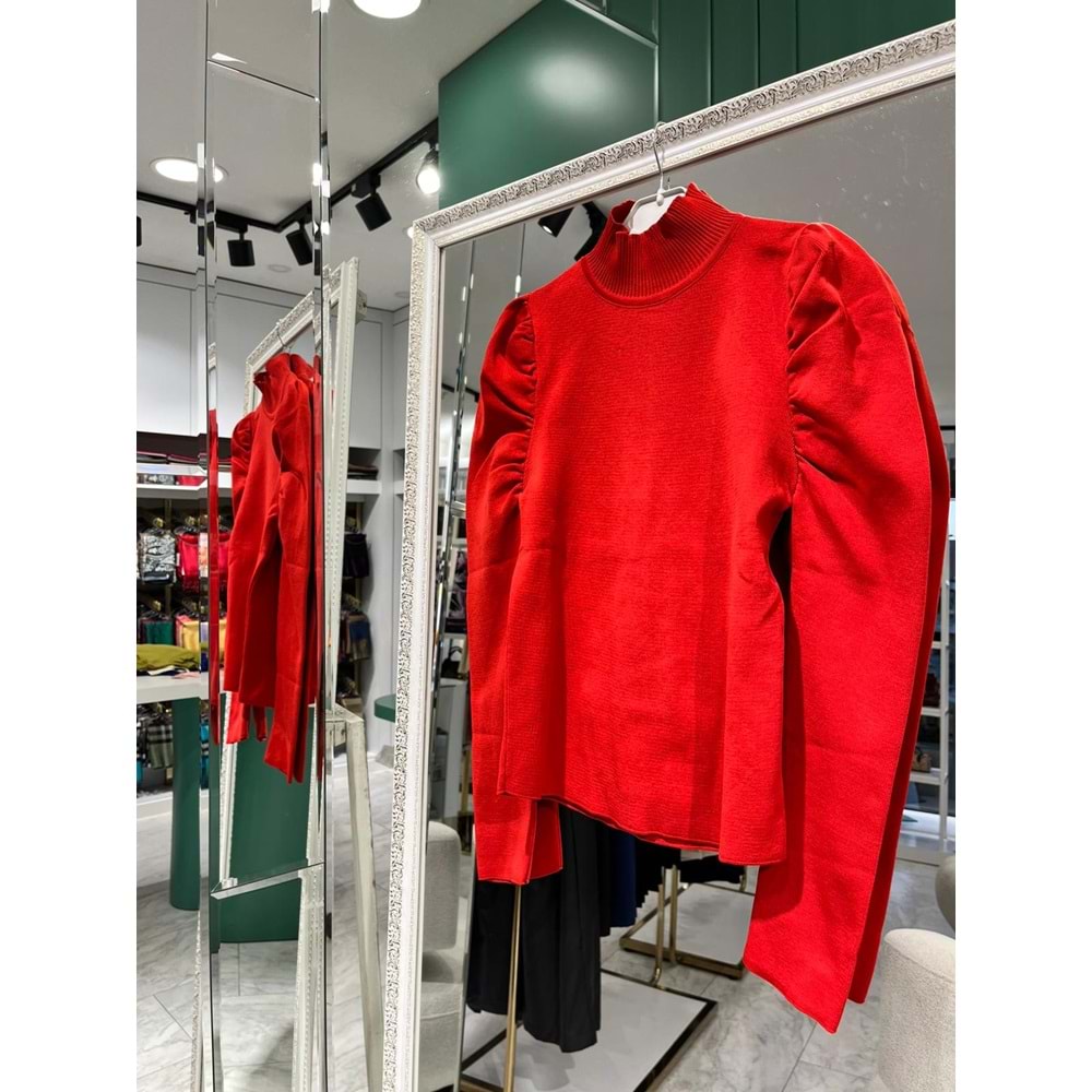 JOY IN JOY PRENSES KOL TRİKO BODY - MERCAN - STANDART