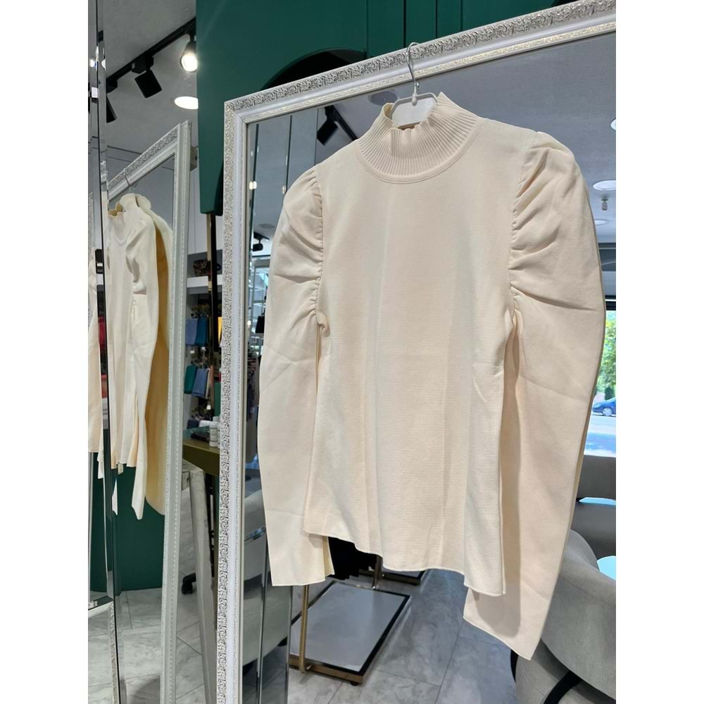 JOY IN JOY PRENSES KOL TRİKO BODY - BEJ - STANDART