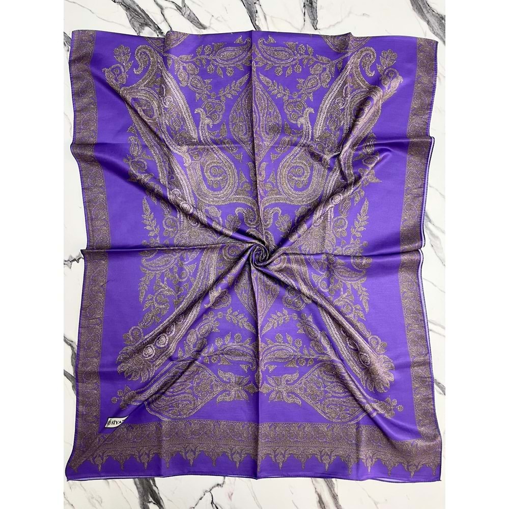 SİYANE ŞAL DESEN PAMUKLU ŞAL - 14