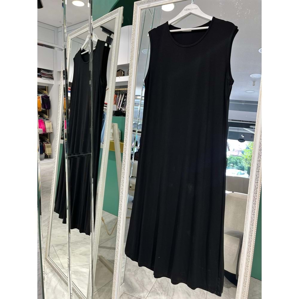 NURGÜN PENYE ELBİSE İÇLİK - SİYAH - STANDART