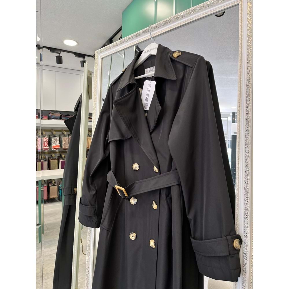 MRM TRENÇKOT SPOR TARZ 4049 - SİYAH - XXL