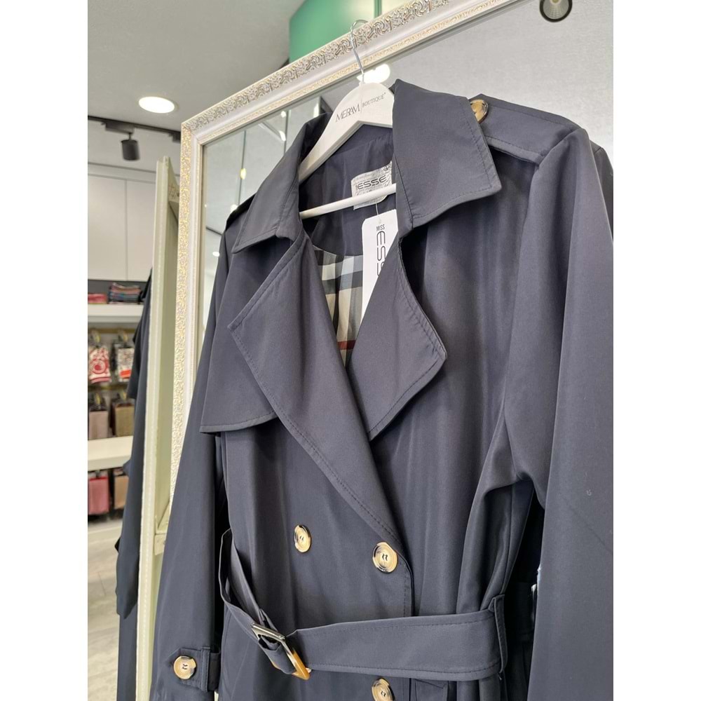 MRM TRENÇKOT SPOR TARZ 4049 - LACİVERT - M