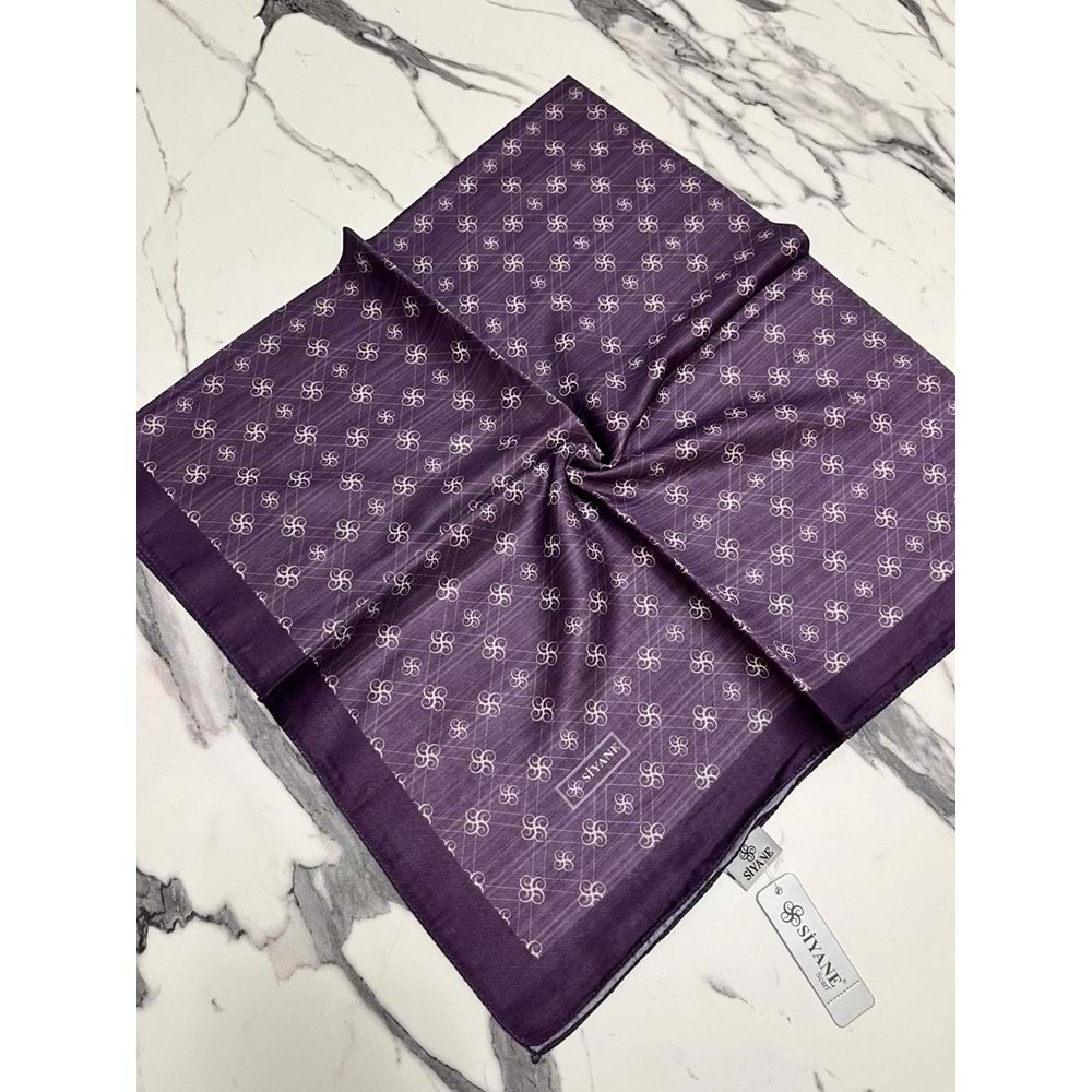 SİYANE MONOGRAM PAMUK EŞARP - 7