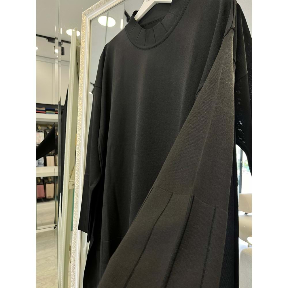 ADN MERSERİZE TUNİK - SİYAH - 2