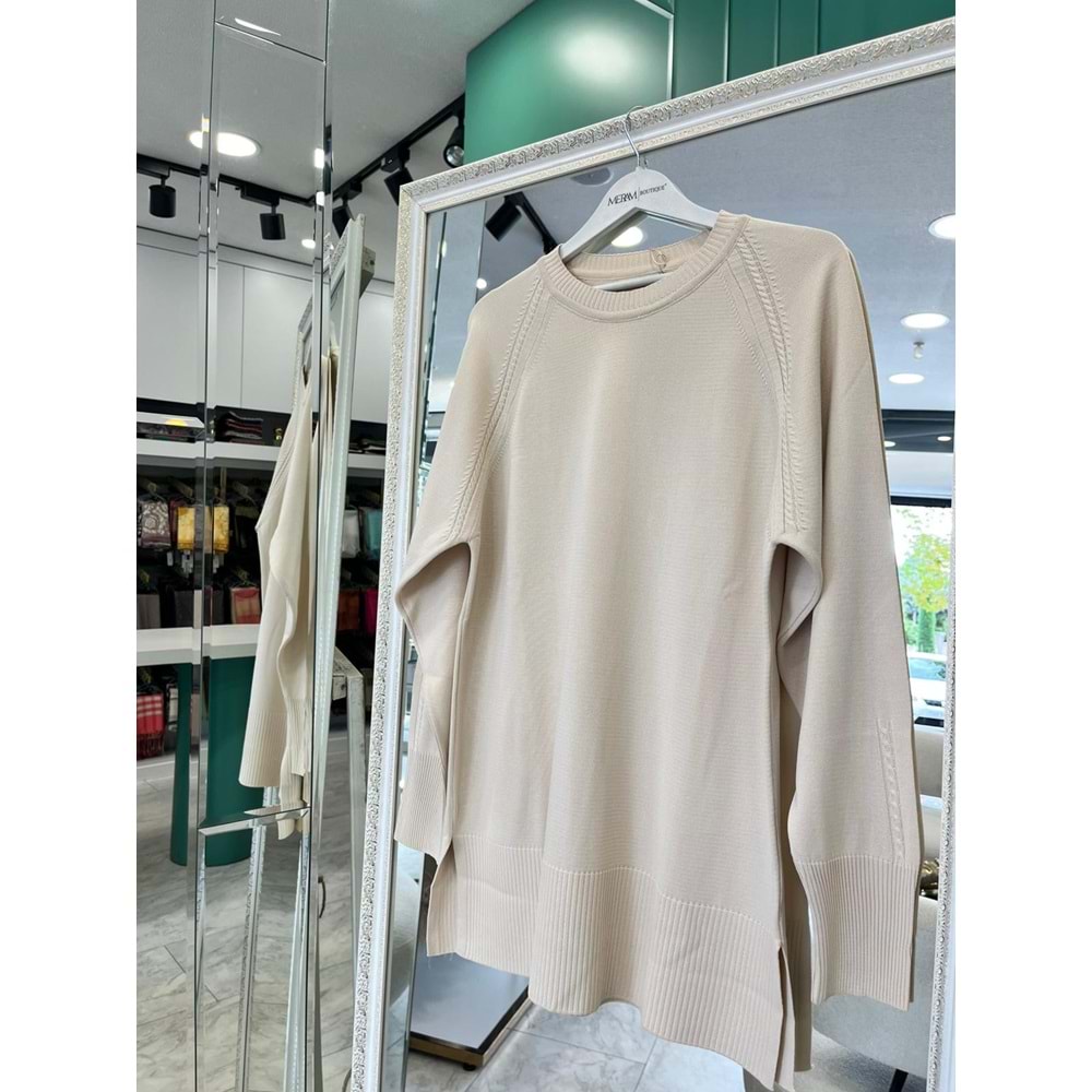 ADN MERSERİZE TUNİK SAÇ ÖRGÜLÜ - TAŞ - 2