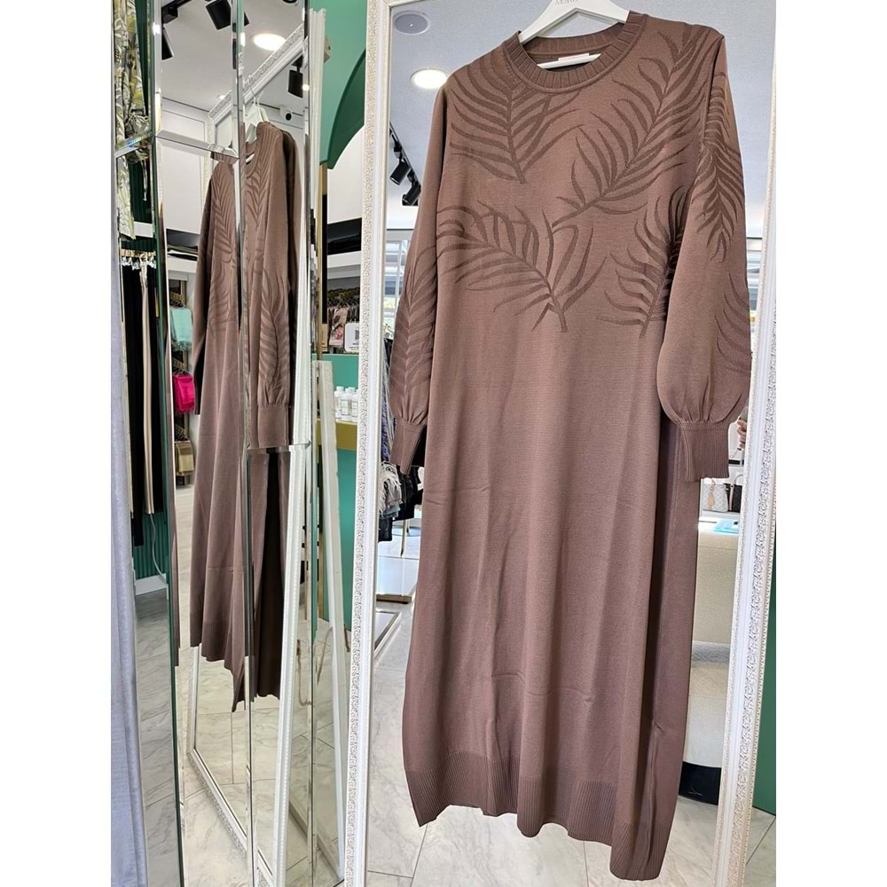 ADN MERSERİZE PALMİYE ELBİSE