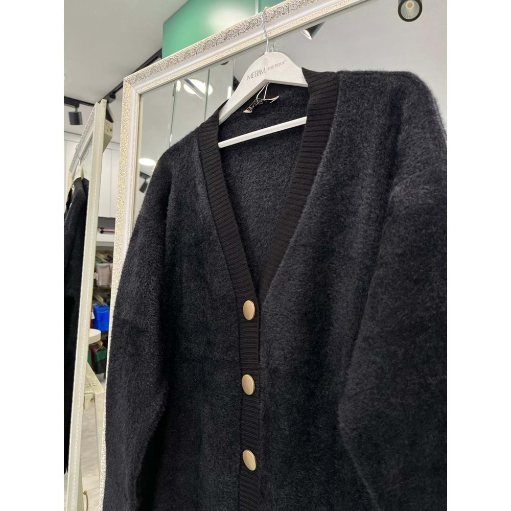 HATUN ANGORA HIRKA (36-42 BEDEN UYUMLU) - SİYAH - STANDART