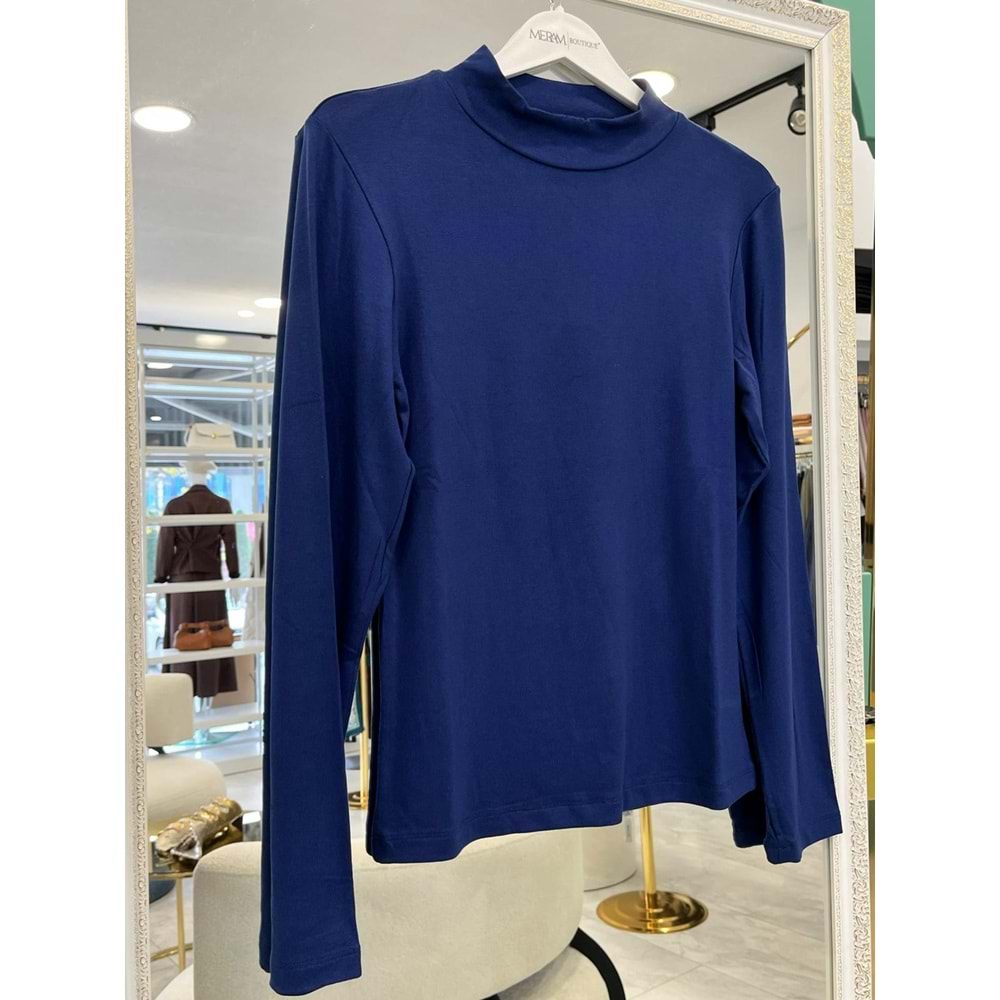 NURGÜN BODY PARMAK GEÇİRMELİ - LACİVERT - S