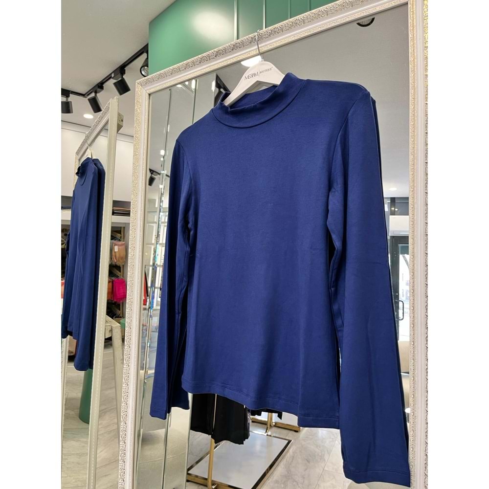 NURGÜN BODY PARMAK GEÇİRMELİ - LACİVERT - M