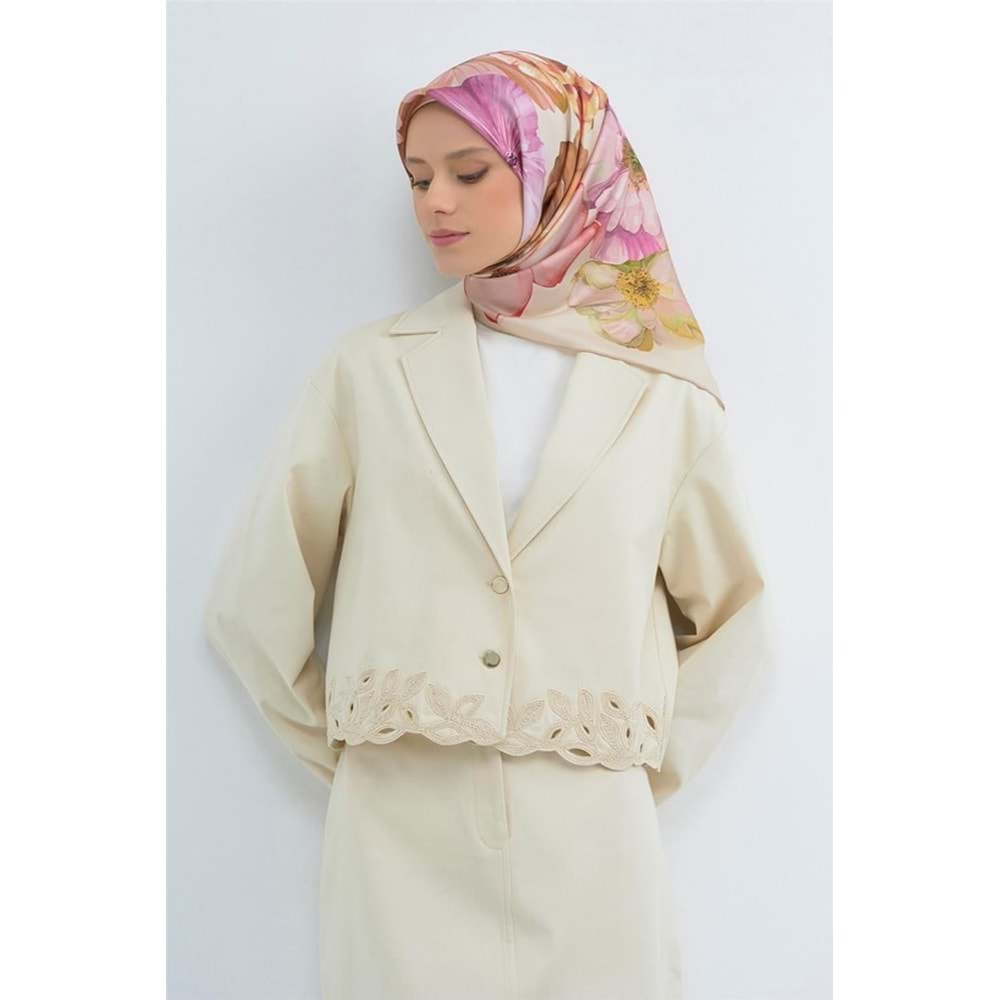 ARMİNE SAF İPEK EŞARP 2026 İLKBAHAR-YAZ DESEN 7 - 4