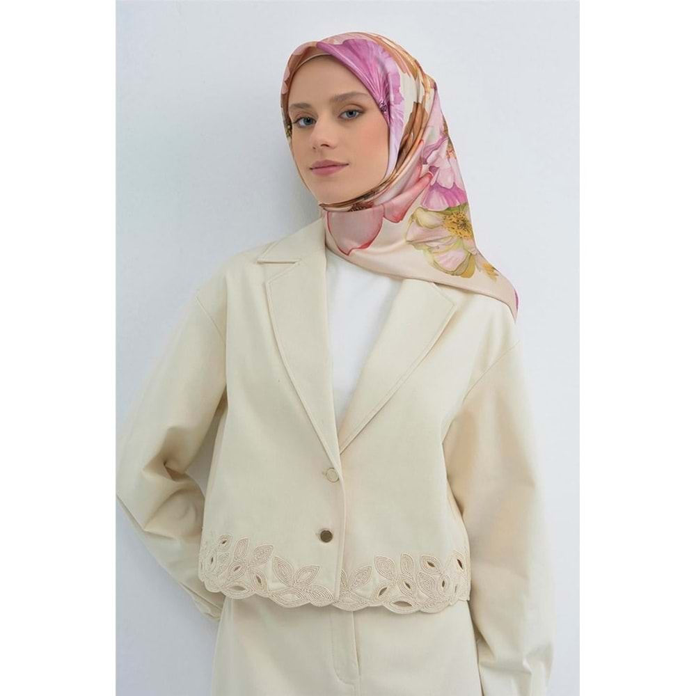 ARMİNE SAF İPEK EŞARP 2026 İLKBAHAR-YAZ DESEN 7 - 4