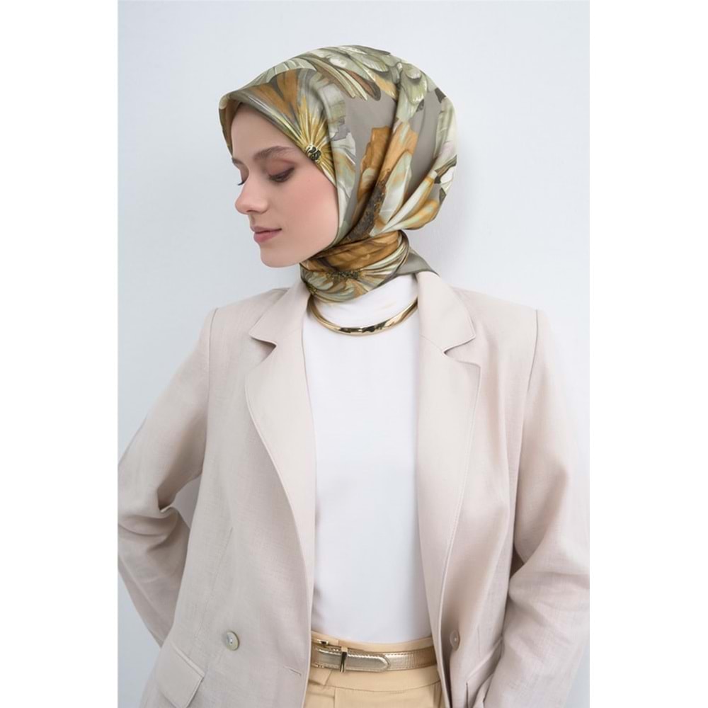 ARMİNE SAF İPEK EŞARP 2026 İLKBAHAR-YAZ DESEN 7 - 5