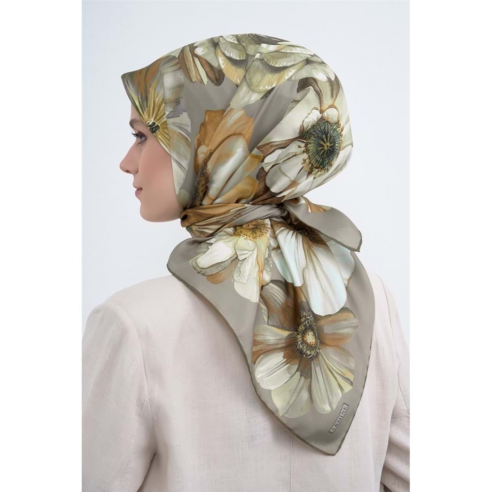 ARMİNE SAF İPEK EŞARP 2026 İLKBAHAR-YAZ DESEN 7 - 5