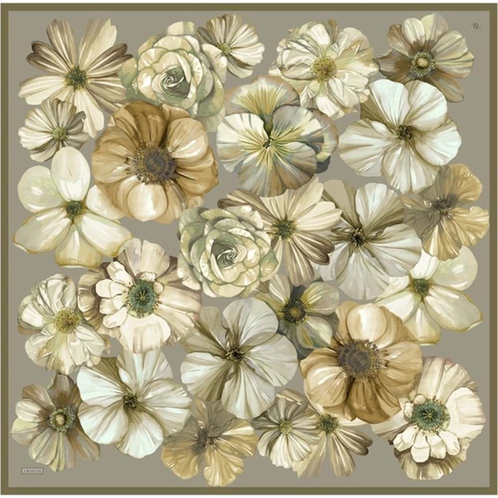 ARMİNE SAF İPEK EŞARP 2026 İLKBAHAR-YAZ DESEN 7 - 5