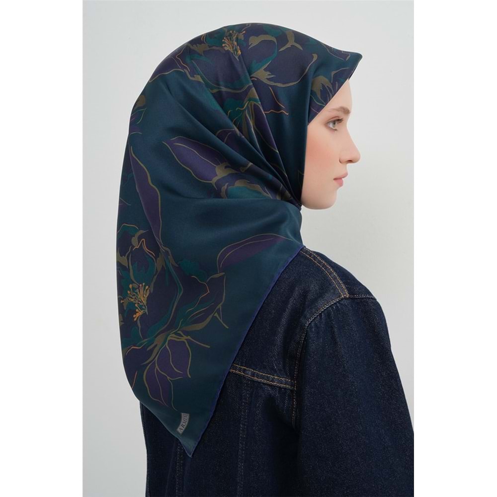 ARMİNE SAF İPEK EŞARP 2026 İLKBAHAR-YAZ DESEN 9 - 1