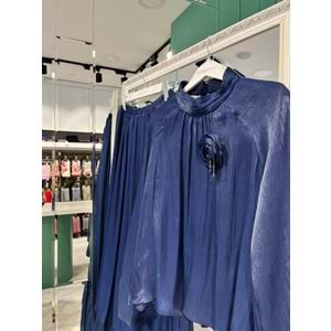 MARCHA JAKARLI ETEKLİ TAKIM - LACİVERT - 40