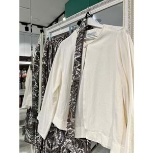 HEWES KETEN ETEKLİ TAKIM - KAHVERENGİ - 1