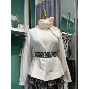 HEWES KETEN ETEKLİ TAKIM - KAHVERENGİ - 1