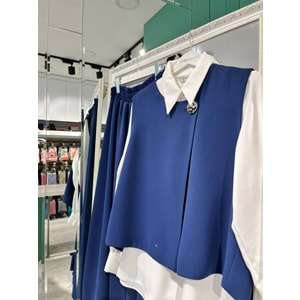 TRİPEN ETEKLİ TAKIM - LACİVERT - 3