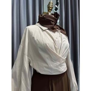 ADN KETEN GÖMLEK - BEJ - 3